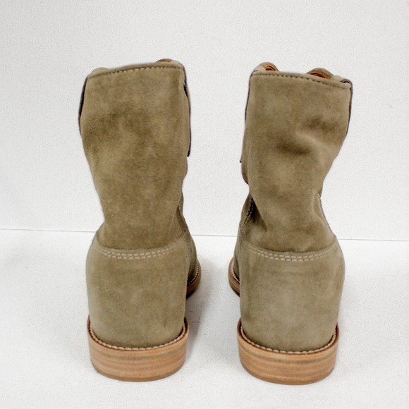 Isabel Marant Etoile Crisi Suede Ankle Boots Taupe Western Women's Size 37 - Picture 5 of 13